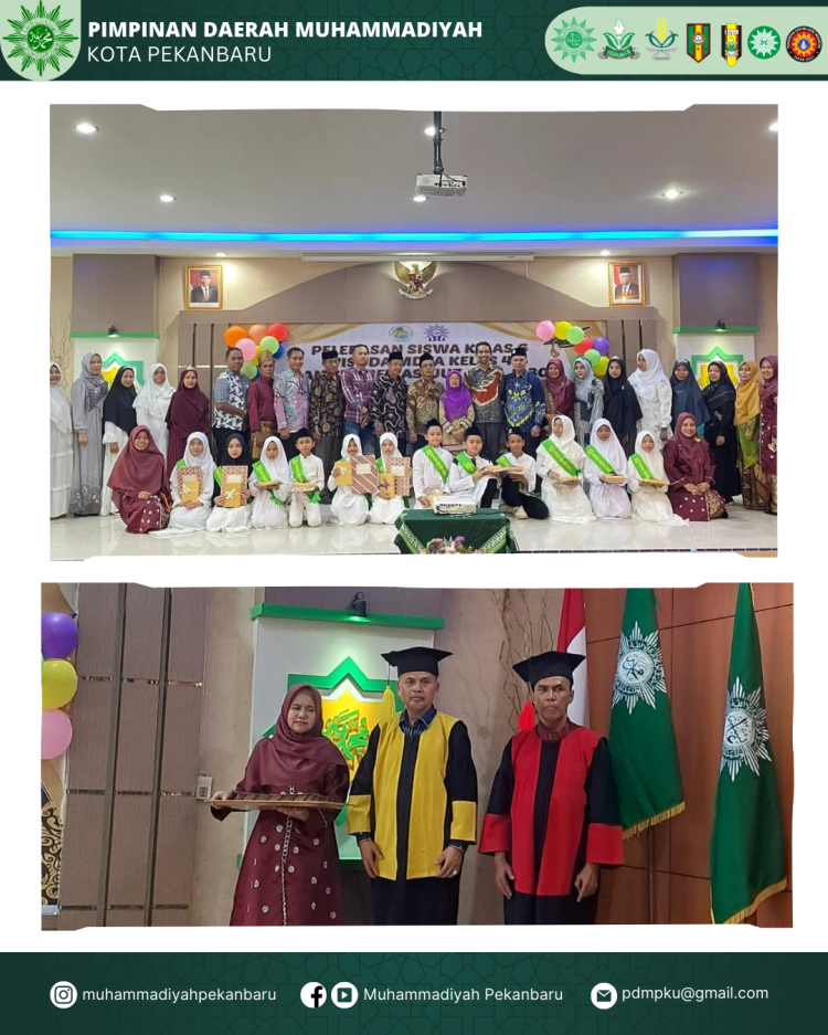 Pelepasan Kelas VI SD Muhammadiyah 1 Pekanbaru