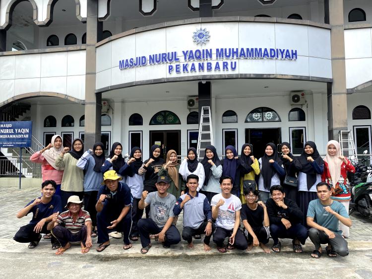 Sambut Ramadhan, Jamaah Masjid Nurul Yaqin Muhammadiyah Bersama-sama Melaksanakan Goro dan Pengajian Penutupan