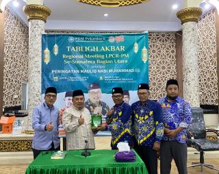 Tabligh Akbar PDM Kota Pekanbaru, Dihadiri Peserta Regional Meeting LPCR-PM Sumbagut