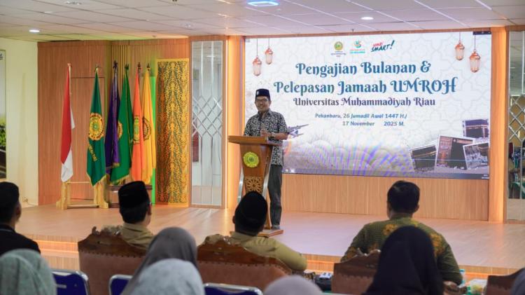 PDM Pekanbaru Apresiasi UMRI Berangkatkan 13 Jamaah Umroh Angkatan ke-4 
