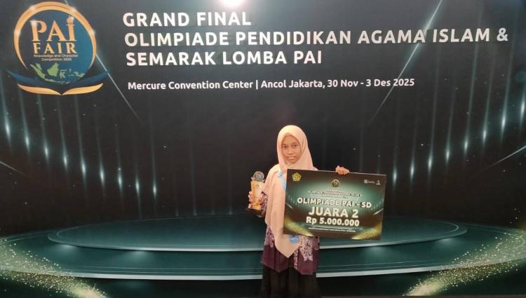 Siswa SD Muhammadiyah 6 Pekanbaru Raih Juara 2 pada Grand Final Olimpiade PAI Nasional 2025